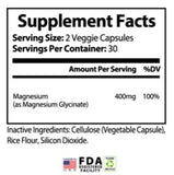 Magnesium Glycinate 400 mg